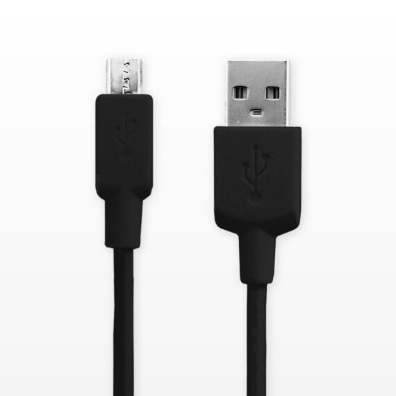 USB şarj kablosu · Siyah